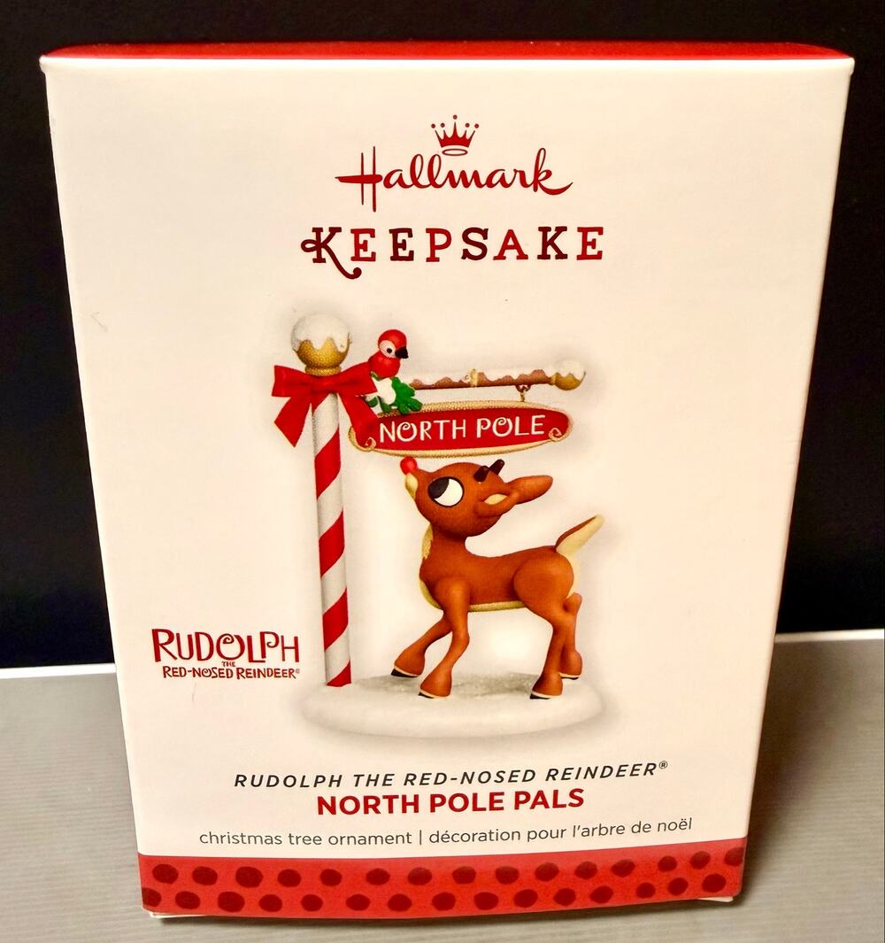 2013 Hallmark Keepsake Ornament "North Pole Pals" Rudolph the Red-Nosed Reindeer